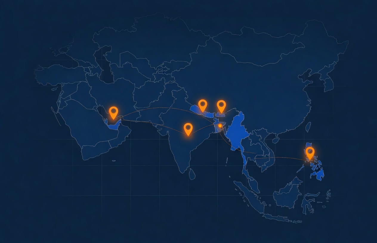 Global Reach Map